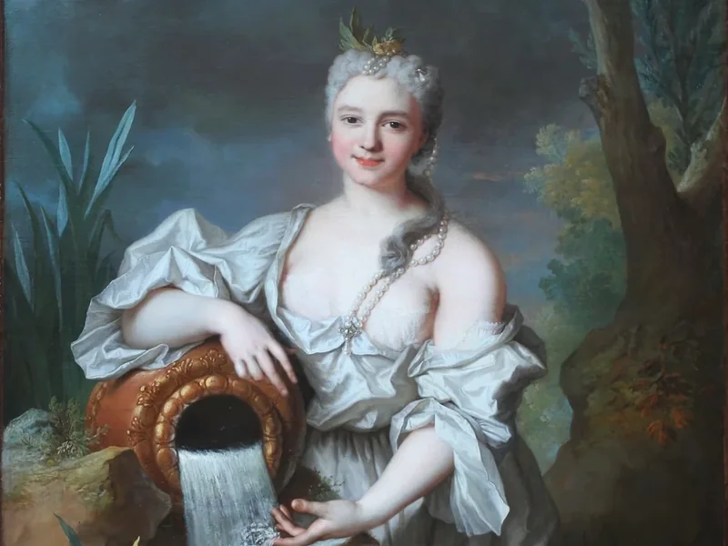 1684-Jacques-François Delyen - Ritratto di una dama